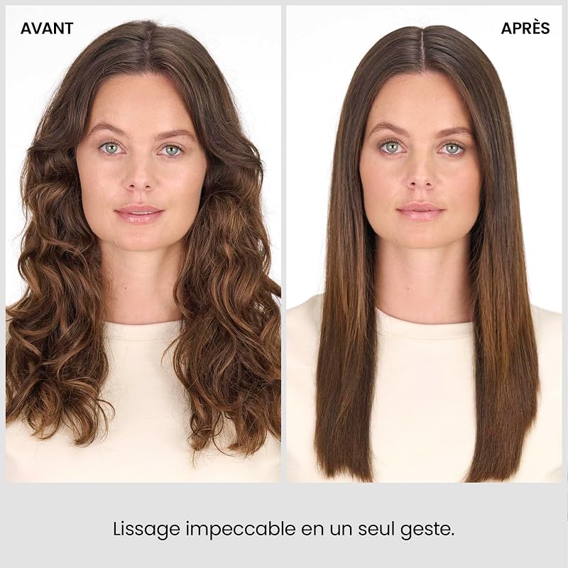 Lisseur cheveux Titanium Shine – Plaques en titane-céramique, 5 réglages de température 150–230°C, Utilisation mondiale, Argenté, ST260E — photo 8 sur 8