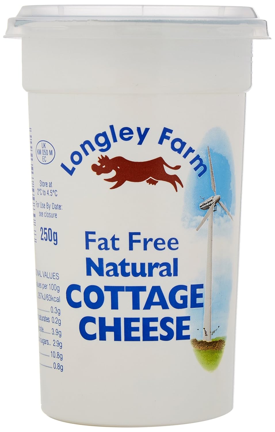 Longley Farm Virtually Fat Free Cottage Cheese 250 G Amazon Co