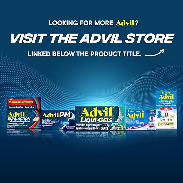 ADVIL MIGRAINE PAIN RELIEVER, SOLUBILIZED IBUPROFEN 200MG, 80 COUNT, LIQUID FILLED CAPSULES, POWERFUL MIGRAINE RELIEF