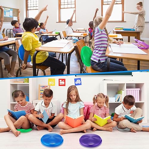 3 Pcs Inflated Wobble Cushion, Wiggle Seat & Balance Pad For Exercise, Home Yoga - View #5