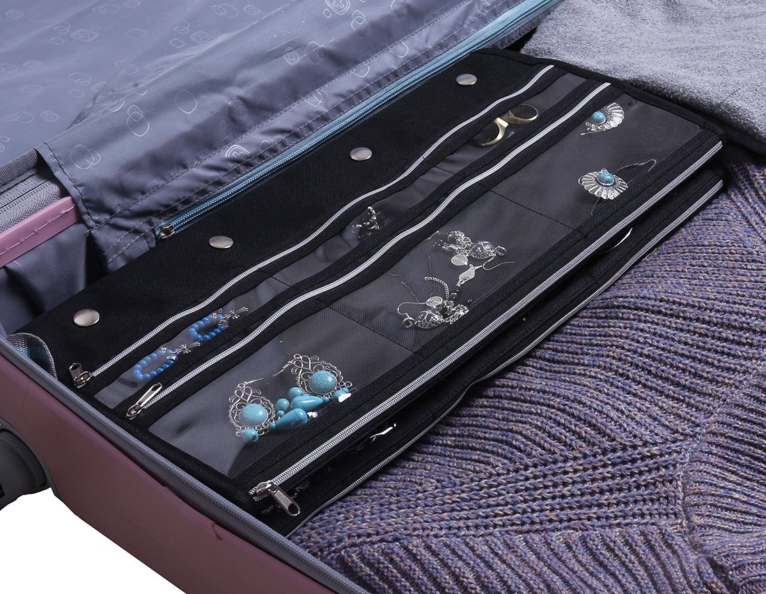 Misslo 44 Pockets Oxford Hanging Jewelry Organizer with