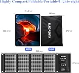 ELECAENTA 30W ETFE Foldable Solar Charger 3 USB C PD18W QC3.0 IPX5 Waterproof view 6