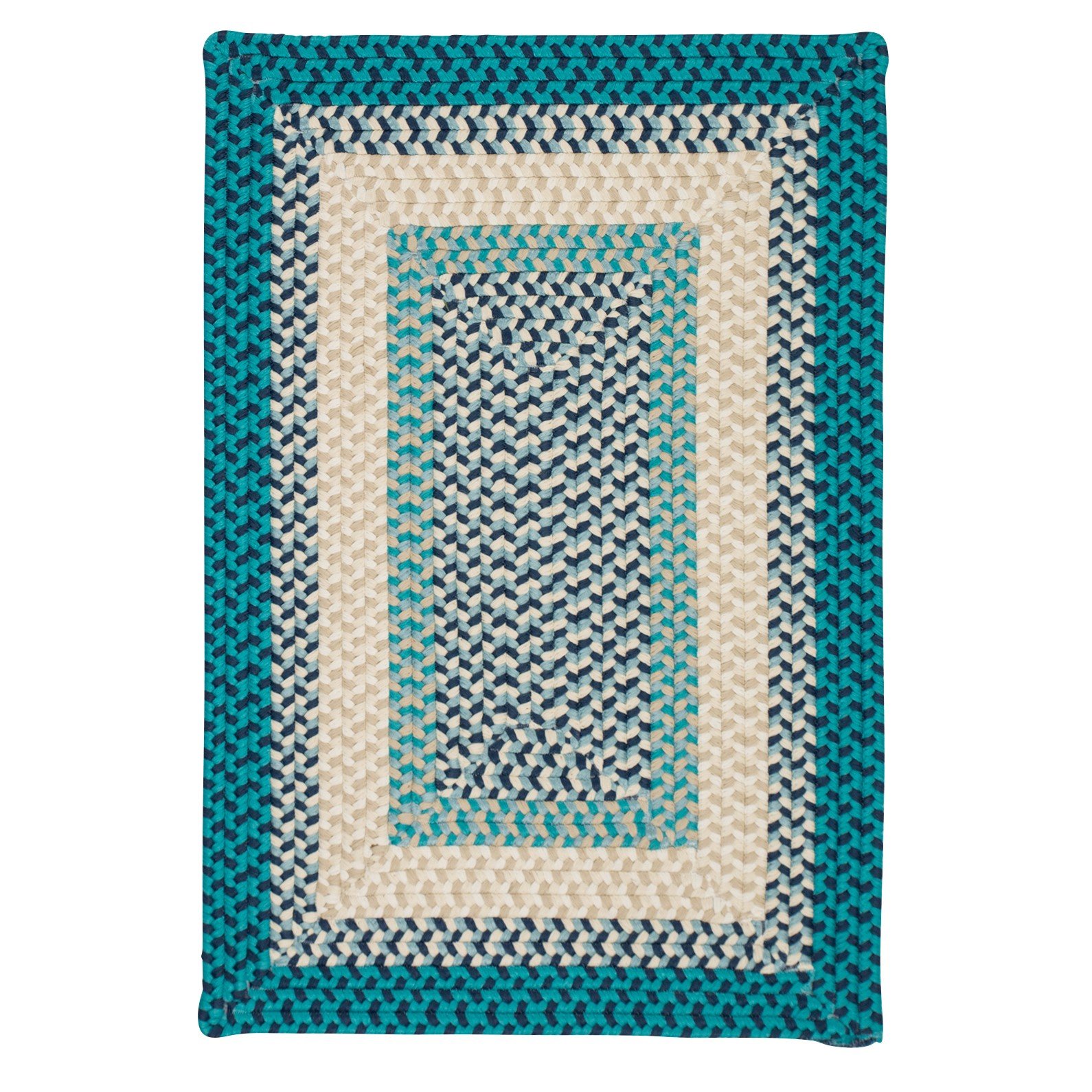 Montego Rugs, 8' x 8' Square, Oceanic