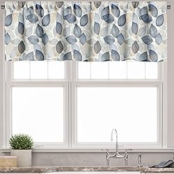 Ambesonne Autumn Leaves Window Valance, Urban