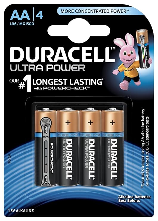 Duracell Ultra AA Battery with Duralock Technology 4 Amazon.in Electronics