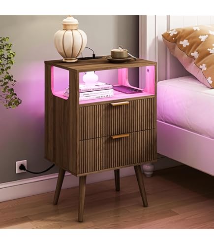 L'ÉGOÏSTE &One night stand JOONEE Modern Nightstand, White and