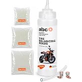 ABC Motorcycle Tire Balancing Beads Kit | All-in-One DIY Install for Motorcycles &amp; Bike Tires | Easy Application, Smooth Ride