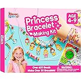 Klever Kits Princess Bracelet Making Kit, Jewelry Making Kit, Bracelets for Girls, Crafts for Kids, 4 Year Old Girl Birthday 