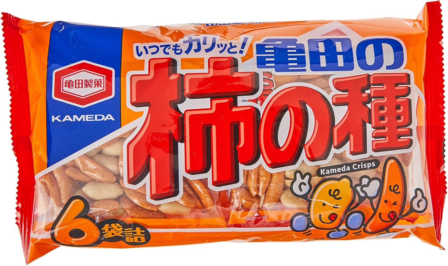 Amazon | 亀田製菓 亀田の柿の種 6袋 200g | 亀田製菓 | せんべい・米菓 通販