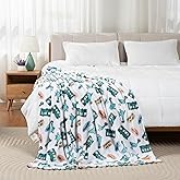 Berkshire Blanket VelvetLoft® Luxury Soft Polyester Throw Blanket, Don’t Let The Pigeon Drive The Bus, 50 x 70in(Official Mo Willems® Product)
