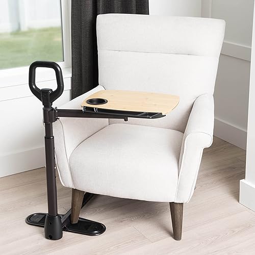 Able Life Tray Table, Adjustable Bamboo TV and Laptop Desk with