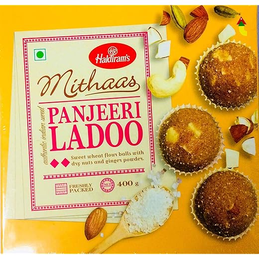 Haldiram Panjeeri Ladoo, 400g Pack