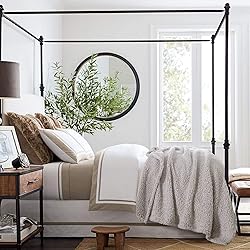 Ultra Soft Cozy Sherpa Throw Blanket, 2 Tones Ombre