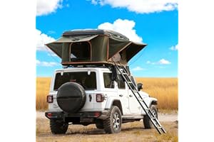 Bayati Naturnest Rooftop Tent Hard Shell, Waterproof Windproof UV-Resistant Blackout Privacy 4 Season Tent for Truck, Jeep, SUV, Van, Trailer