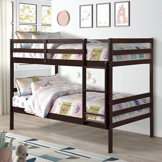 boy and girl twin bunk beds