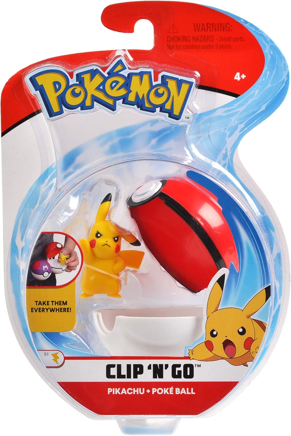 Amazon.com: Pokemon Clip 'N' Go Set 