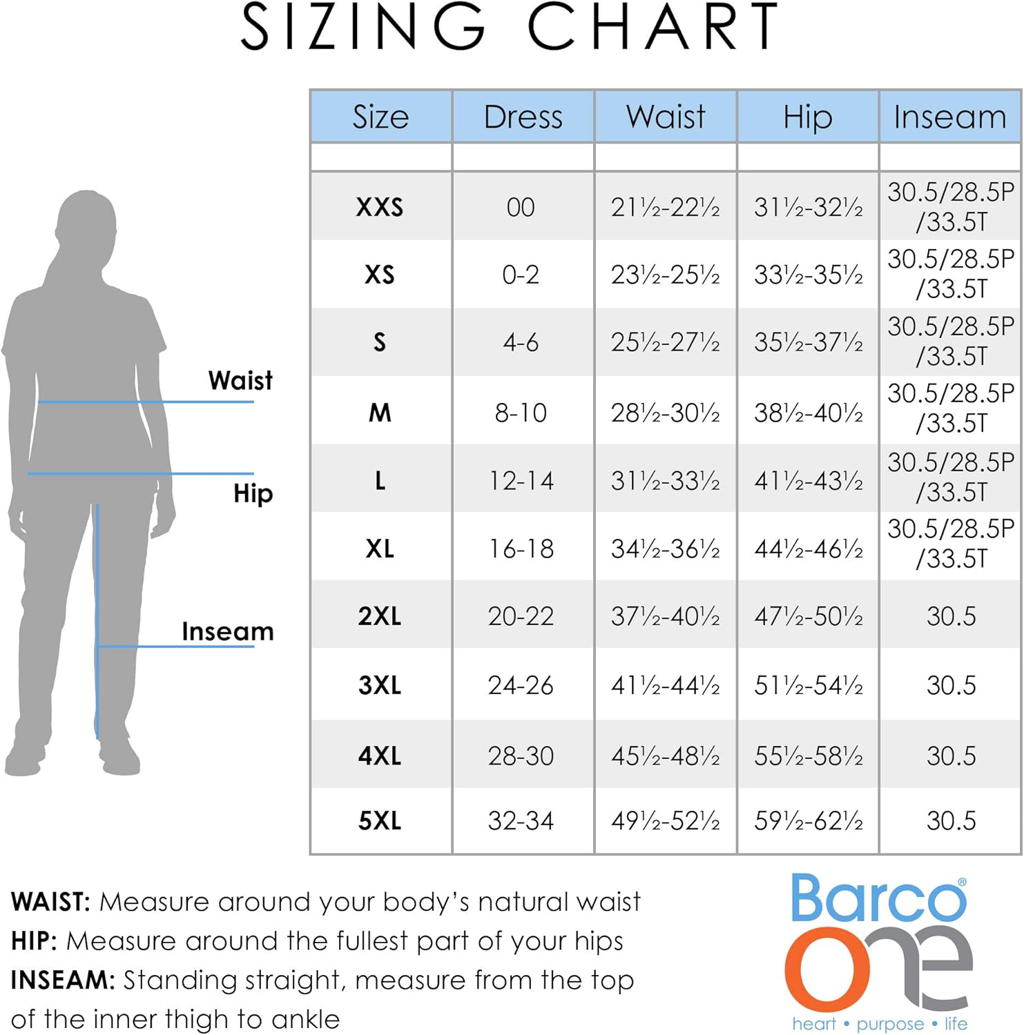 BARCO ONE – Women’s Boost Jogger Pant, Mid-Rise Medical Scrub Pant w/ 4-Way Stretch Fabric & 3 Pockets: Clothing