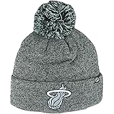 ZHATS NBA Unisex-Adult NBA Officially Licensed Beanie Pom Nimbus Grayscale