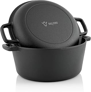 BBQ-Toro Gusseisen Topf I 6,7 Liter I Gusstopf Kazan I preseasoned - bereits eingebrannt