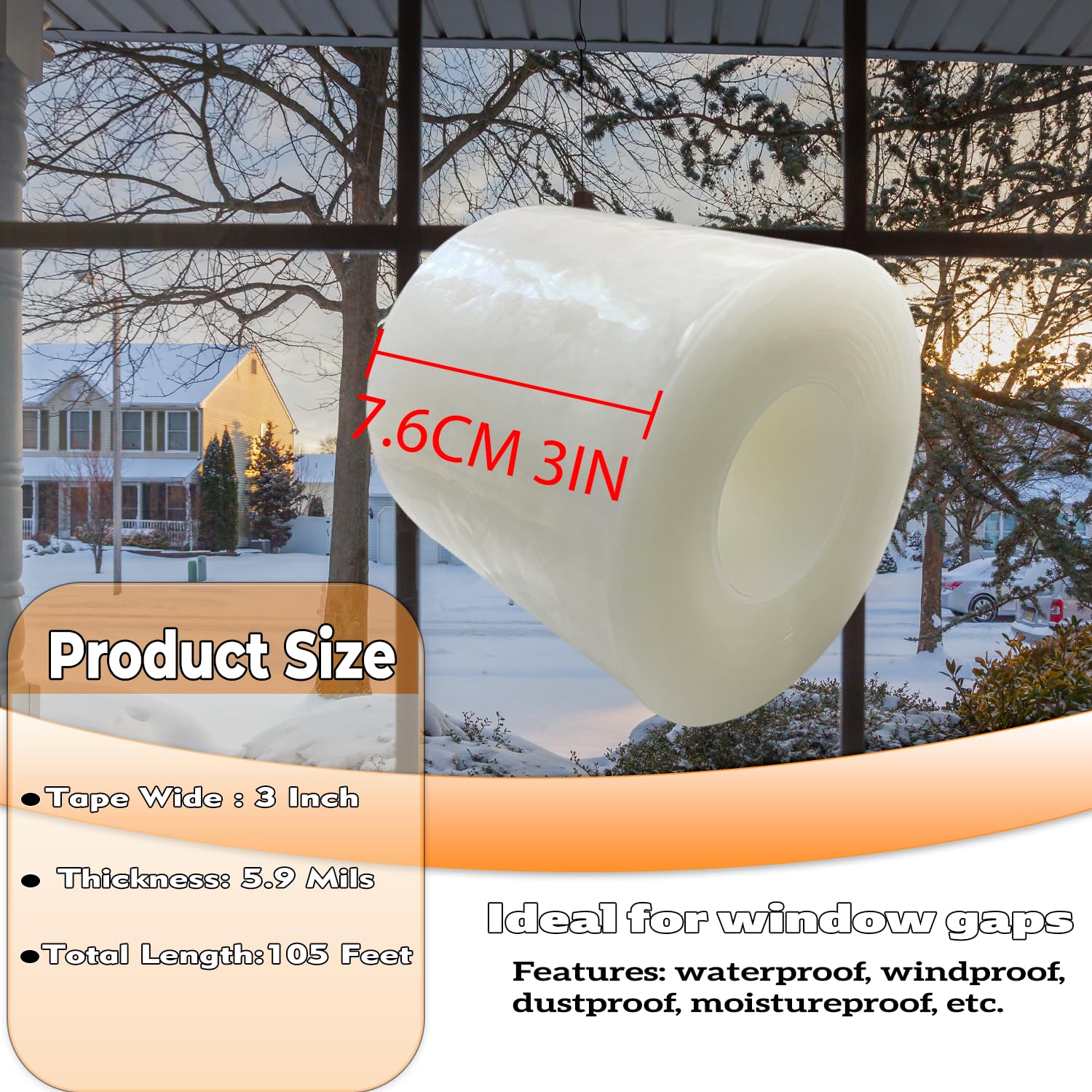 Transparent Window Insulation for Winter Weather