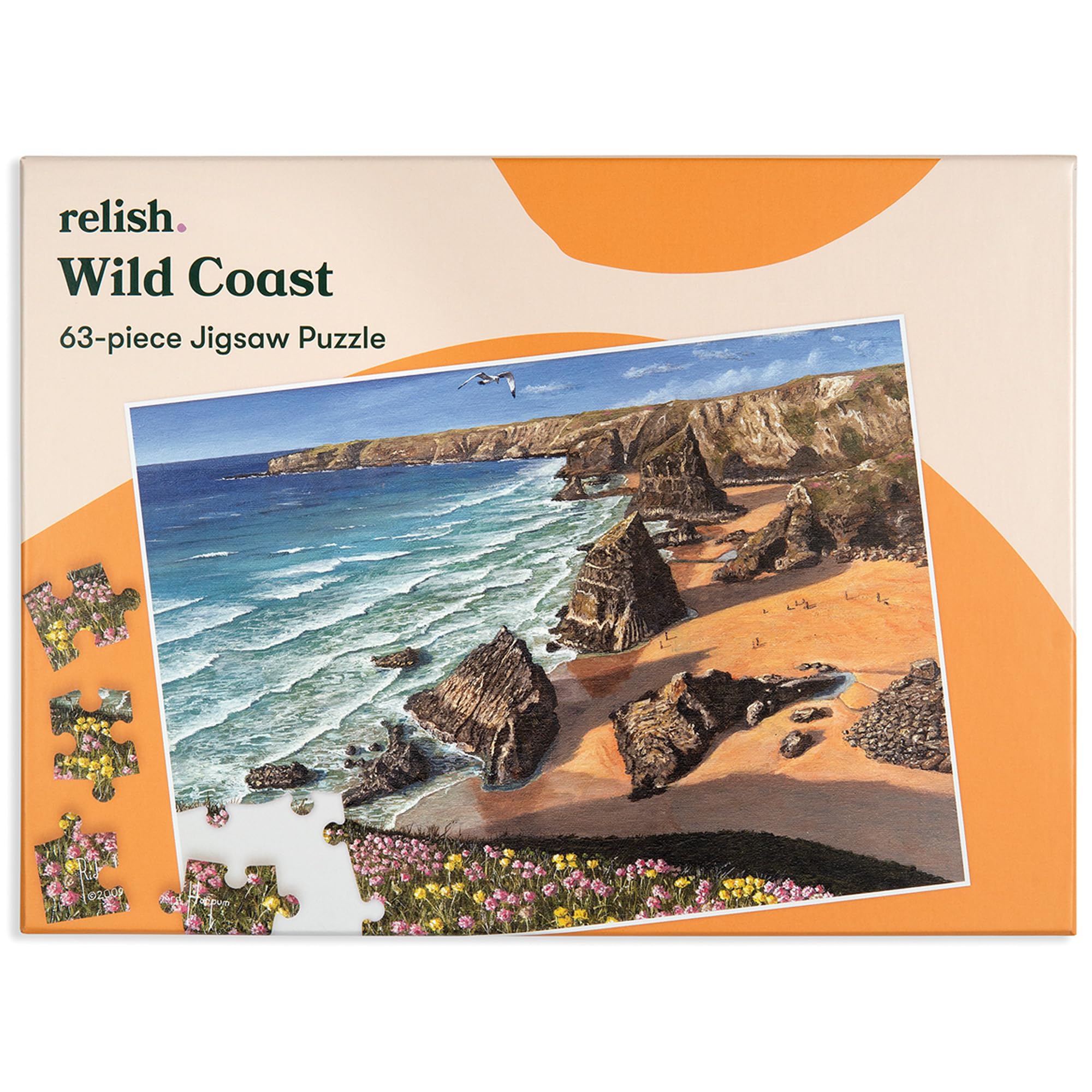 Relish 63 Piece Wild Coast Dementia Jigsaw Puzzle - Dementia Activities & Puzzles for People with Alzheimer's
