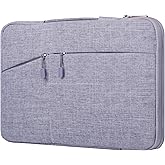 Megoo 12inch Laptop Sleeve Case for Microsoft Surface Pro 12 2025 12", Surface Laptop Go 3/2 12.4", Pro 11/10/9/X/8 13", Pro 7+/7/6 12.5", Travel Case for 11"-13" Tablet Chromebook Computers(Gray)