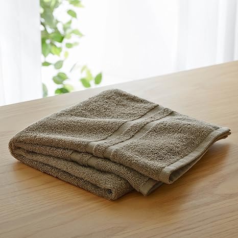 Amazon Co Jp ベルメゾン バスタオル 新生活 ミニ 同色 2枚 セット まいにち タオル ちょうどいいサイズ ブラウン ホーム キッチン