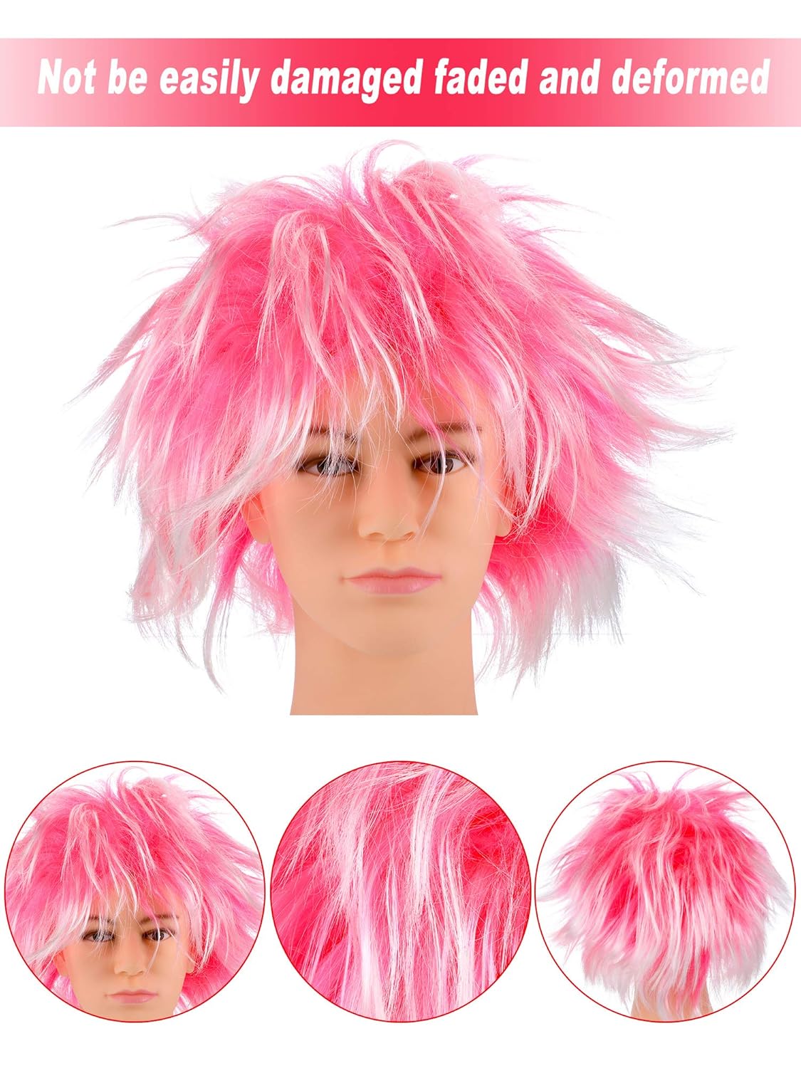 pink wig rocks