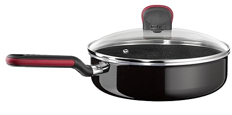 Tefal D5093702 Comfort Grip Aluminium-Schmorpfanne, Schwarz, 28 cm