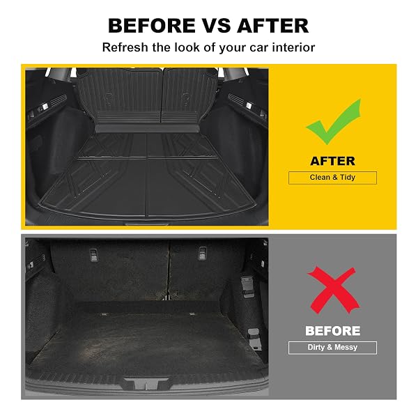 FLOOR MATS FIT FOR HONDA CRV 2023 2024 2025 2026 ALL MODELS (INCLUDE HYBRID) – TTX LIGHTING CR-V ALL WEATHER FLOOR LINERS & CARGO LINER WITH BACKREST MATS CAR MATS ACCESSORIES (FIT UPPER DECK)