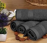Utopia Towels 64 Piece Set Gray Cotton Hotel Quality Super Soft Absorbent view 6