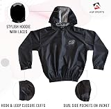 AQF Heavy Duty Sauna Sweat Track Suit Size Medium Men Women view 3