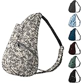 AmeriBag 17" Print Healthy Back Bag Ergonomic Crossbody Sling for Everyday Use, Travel & Walking Comfort