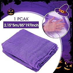 Boao Halloween Cheese cloth 85 x 197 Inch Purple