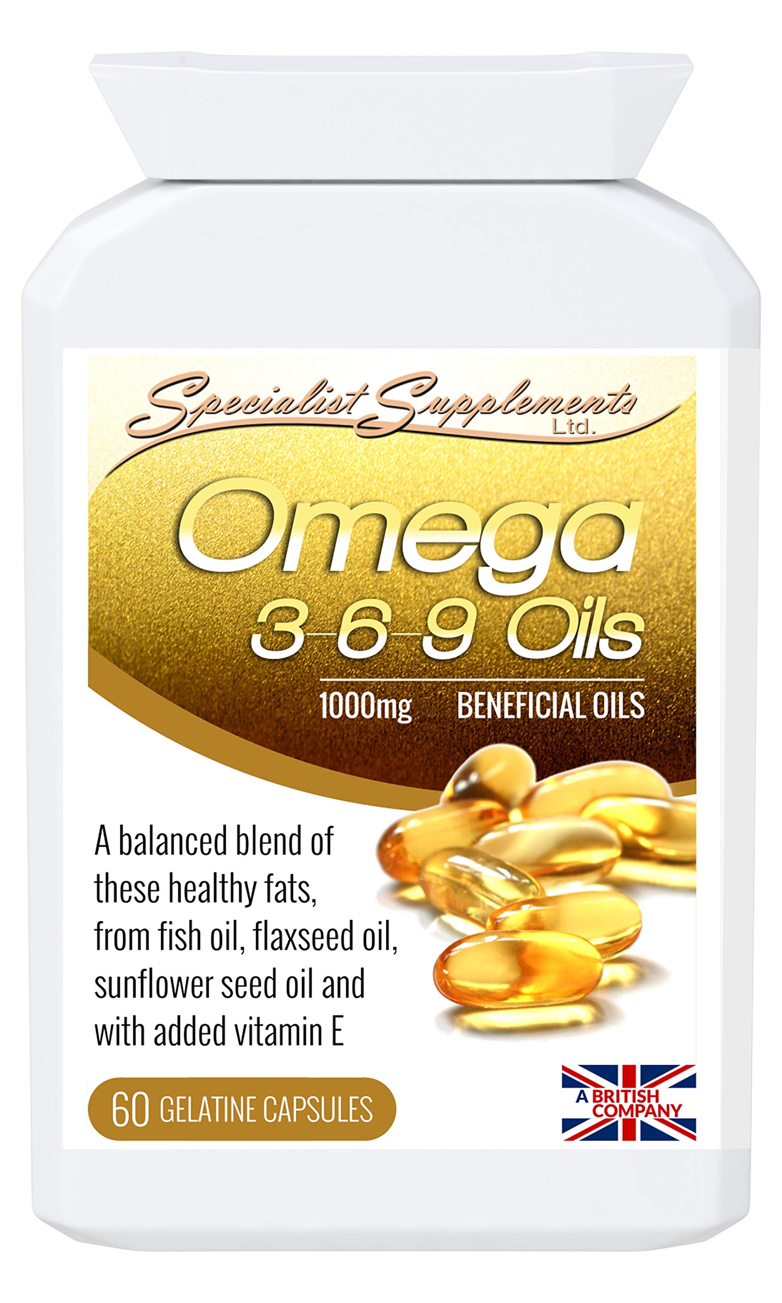 Specialist Supplements Omega 3-6-9 Oils 60 Capsules