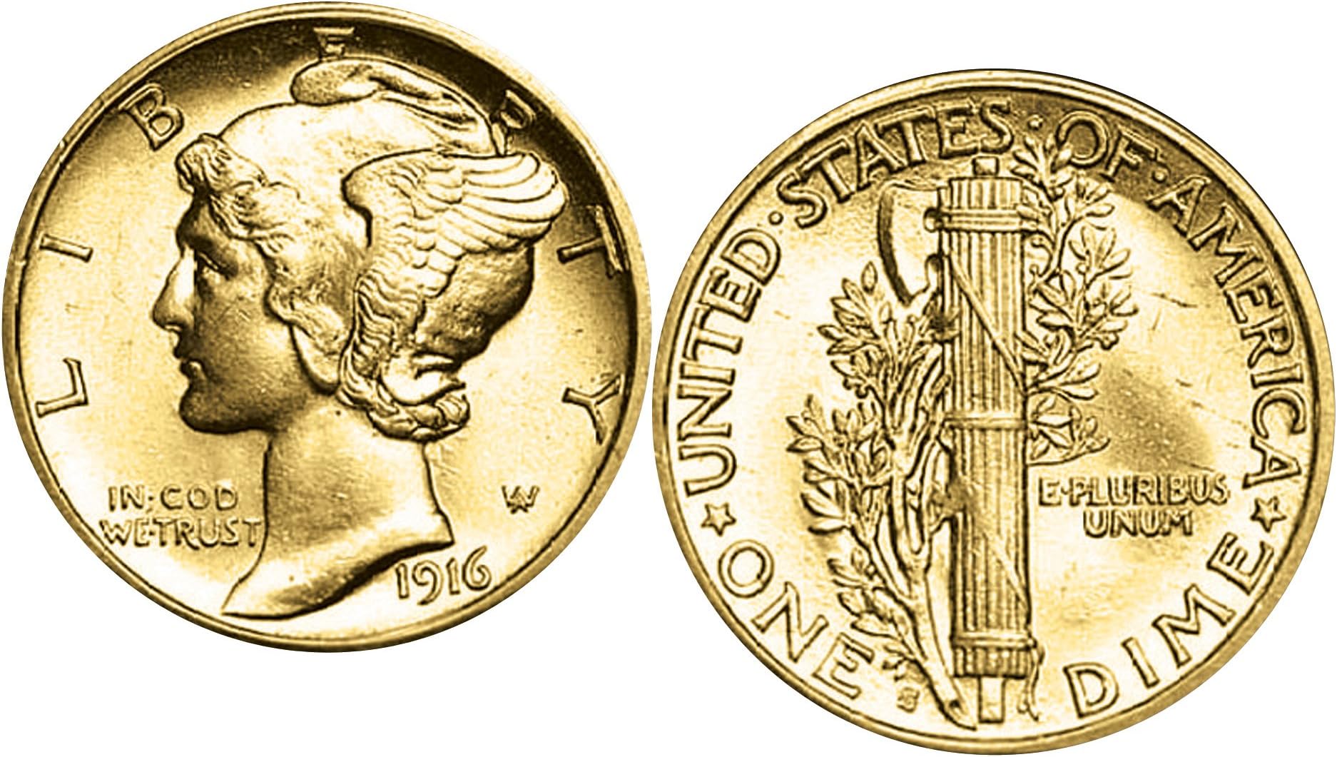Mercury Dime Coin Cuff Links | United States Coins | Men's Cufflinks | Genuine Silver Coins