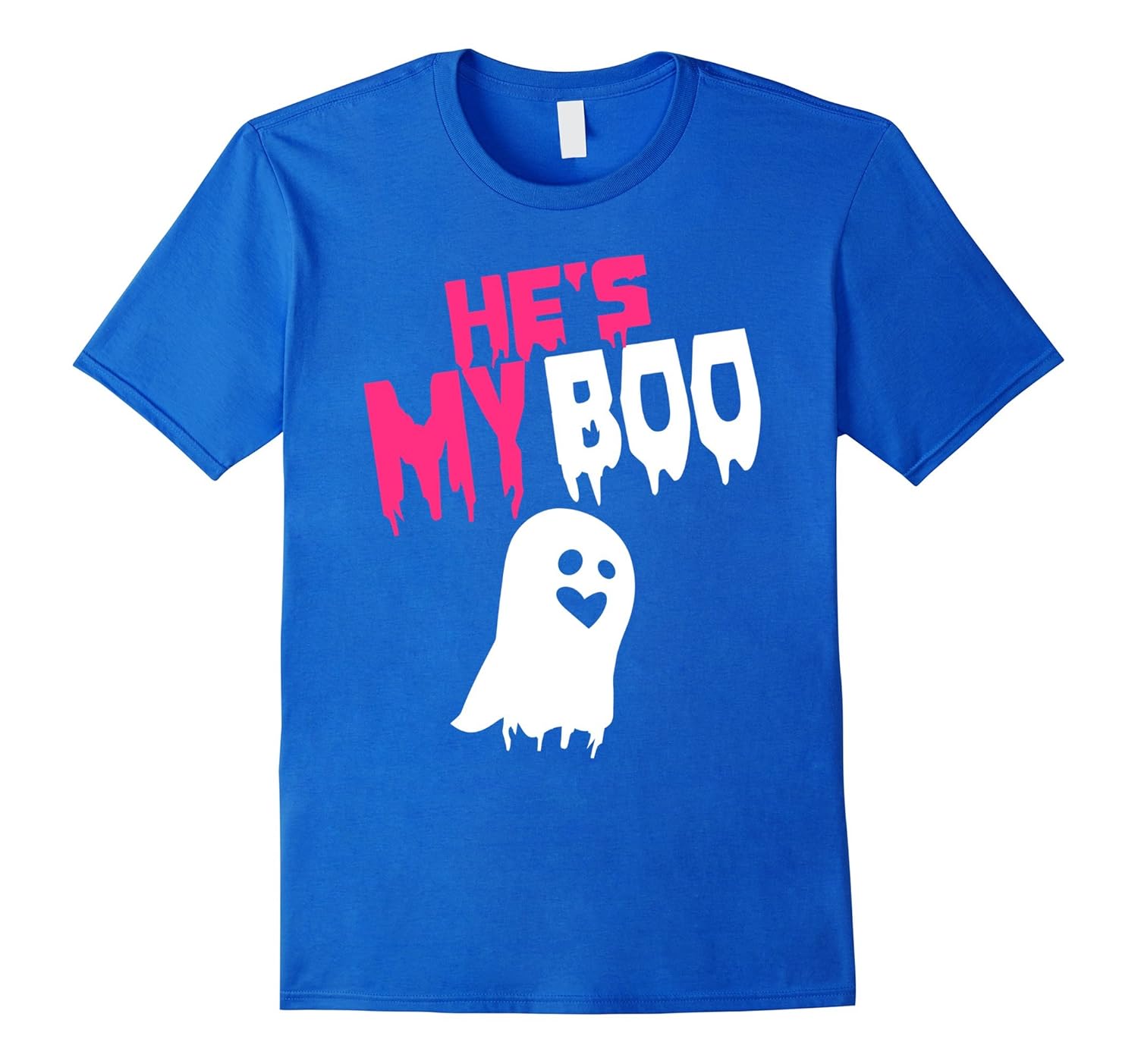 He's My Boo Halloween Couples T-Shirt. Happy Halloween!-ANZ