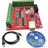 FainWan Mach3 USB Interface Board USB CNC Controller 4 Axis Motion Control Card Interface Breakout Board Compatible with Stepper Motor Driver