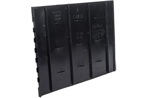 DeepRoot Tree Root Barrier, Versatile Tree Circle Weed Barrier, 90° Vertical Ribs, Heavy-Duty Root Guard, Easy-to-Use Root Shield for Sidewalks, Driveways, and Patios, 18” Depth, Black (UB 18-2)