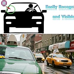 LED Light Sign for Car, Taxi Sign Light Windshield