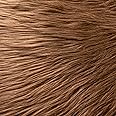 Qidkeo Faux Fur Fabric for Crafts, Gnomes, Animal Costumes, Cushions, Decorations Brown 10x10in