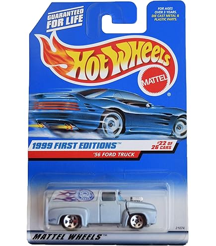 Hot Wheels '56 Ford F-100, Metro 8/10 [red] : Amazon.ca: Toys & Games