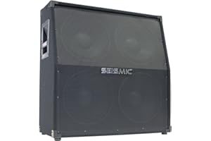 Seismic Audio - 412 Slant GUITAR SPEAKER CABINET - 4x12 400 Watts PA/DJ PRO AUDIO