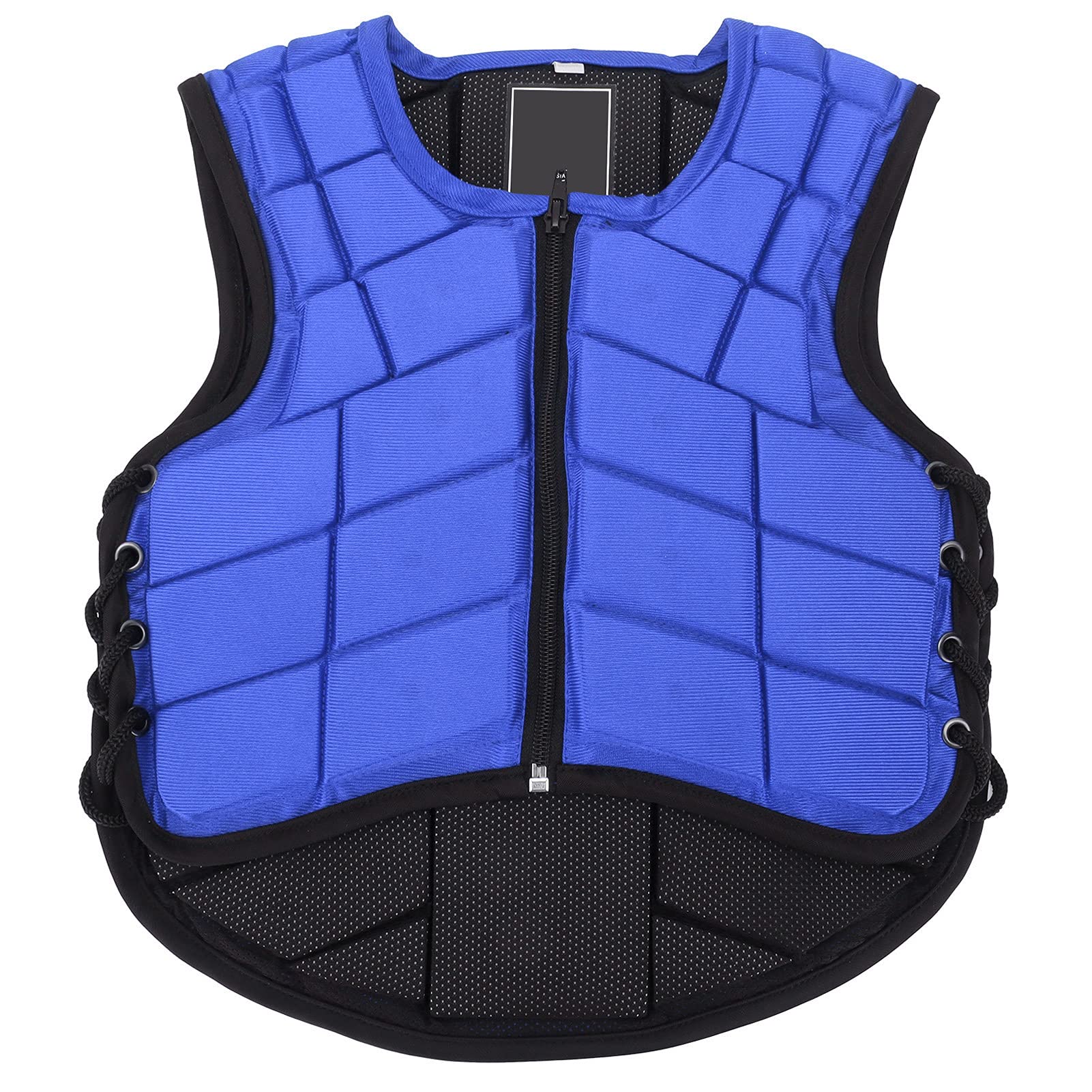 Horse Riding Vest,Kids Equestrian Vest Foam Padded Safety Horse Riding Protective Gear Body Protector Training Waistcoat Body Equestrian Vest for Unisex Adults Boys Girls Children Blue(CM)