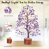 Crocon Amethyst Crystal Tree of Life 10-12in Home Decor Gift view 2