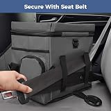 INFANZIA Car Seat Organizer Backseat Cooler 2 Cup Holders 45x27x26cm Gray view 7