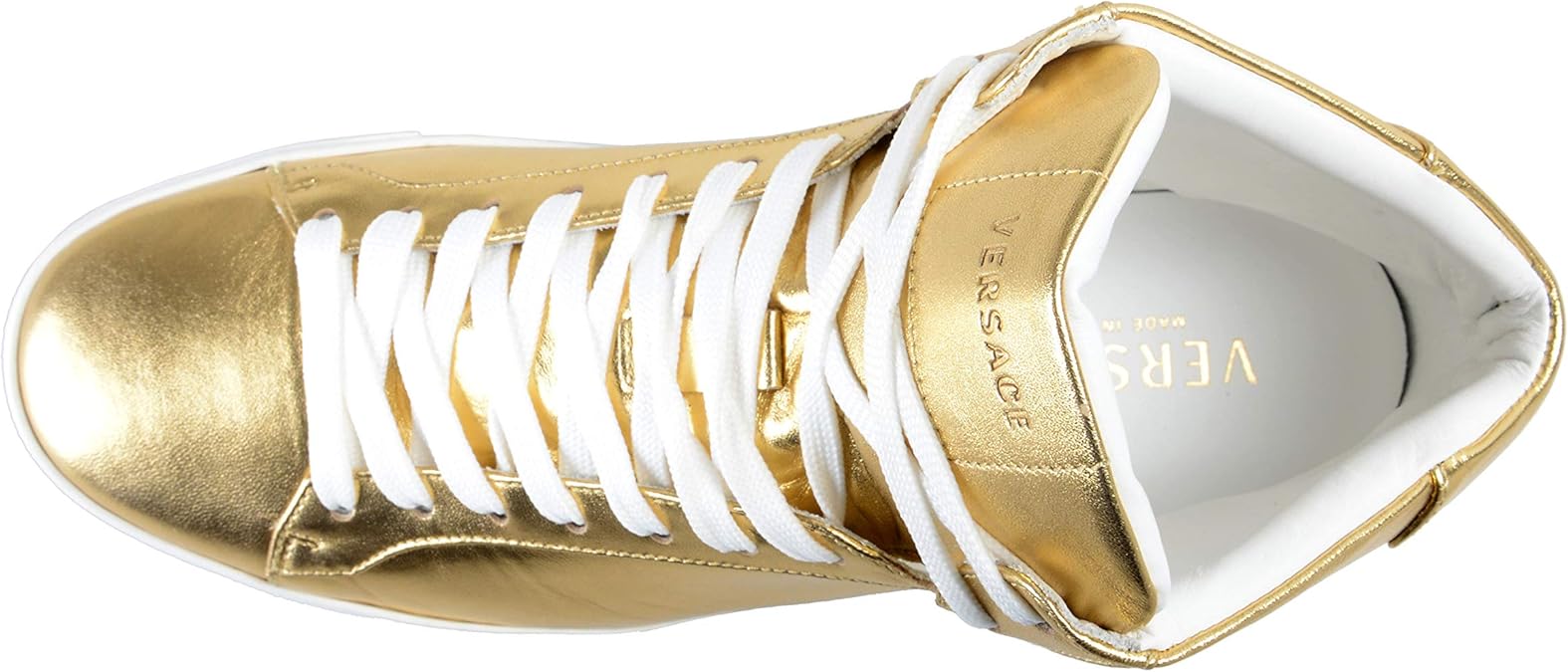 versace gold shoes