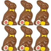 24-Count Fruidles Milk Chocolate Easter Bunny Holiday Treats, Decorated Solid Smooth Milk Chocolate, Party Bag Fillers, Individually Boxed, Kosher Certified Dairy, 1oz Chocolate Bar