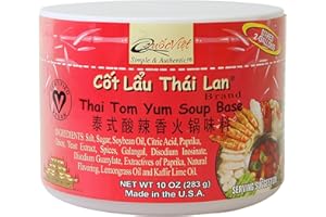 Quoc Viet Foods Thai Tom Yum Flavored Soup Base 10oz Cot Lau Thai Lan Brand