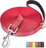 X XBEN Long Line Dog Lead 20M Reflective Lightweight Soft Padded Handle